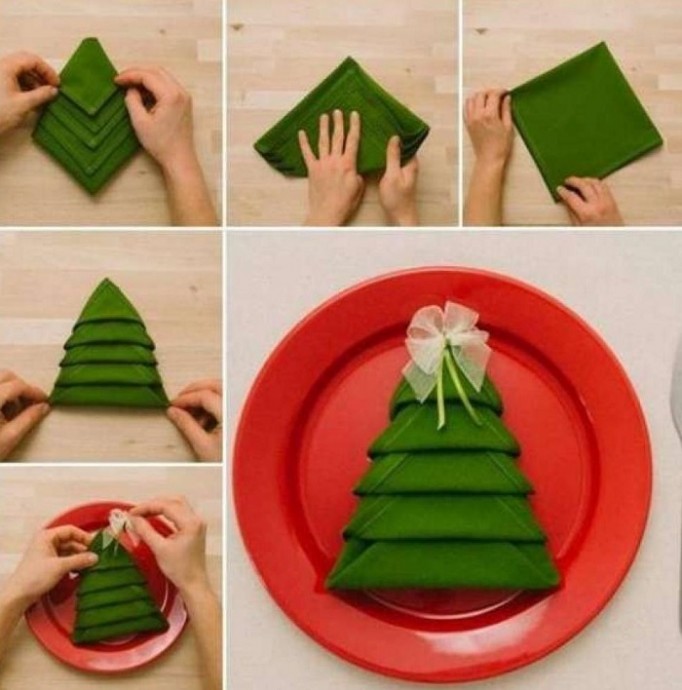 Как красиво сложить салфетку для праздничного стола