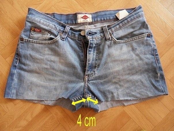 Восхитительные шорты из старых джинсов