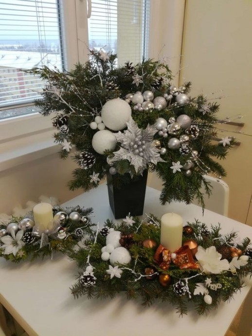 Новогодние букетики Новогодние букетики