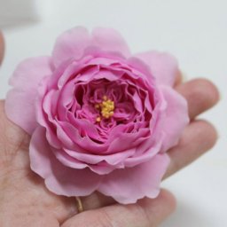 ​Английская роза из холодного фарфора