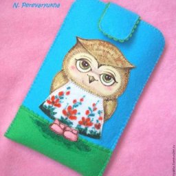 Очаровательный чехол для телефона из фетра