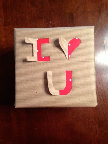 Оригинальная упаковка подарка