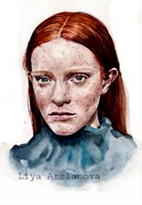 ​Рисуем портрет девушки