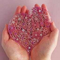 Сердце в технике квиллинга