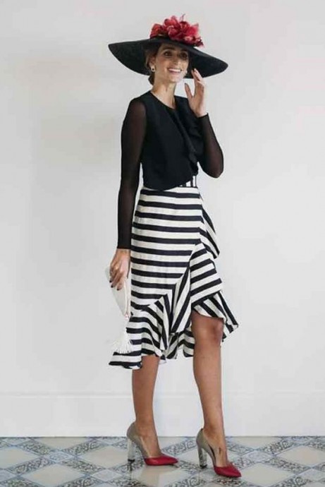 Шьем летние юбки с косым воланом