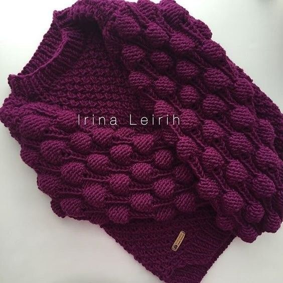 Узор "Малинки" со схемой