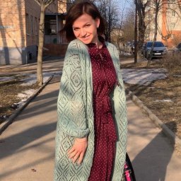 ​Ажурный кардиган