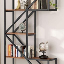 Интерьерные стеллажи необычной формы