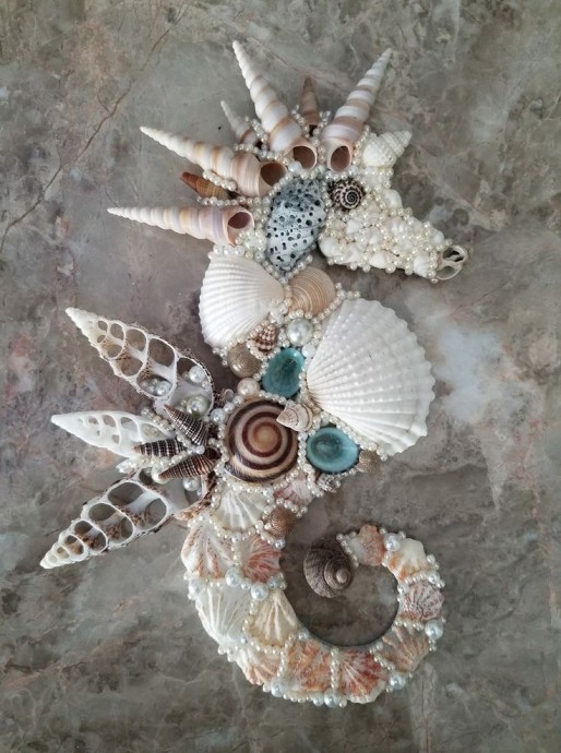 Восхитительные морские коньки из ракушек: удивительные идеи для творчества