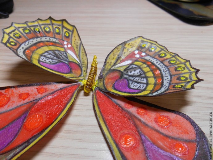 Интерьерная бабочка