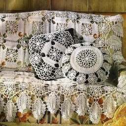 ​Шикарный вязаный плед