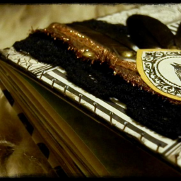 Закрепление кружева в работе в технике скапбукинг