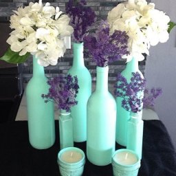 Легкий способ декорирования старых бутылок и банок