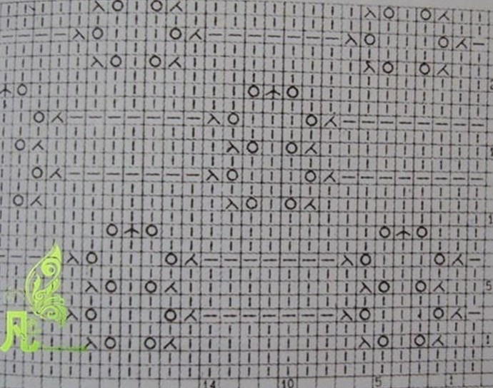 Очень красивый узор для кофточки
