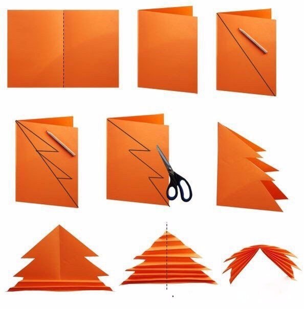 Осенние листья из бумаги