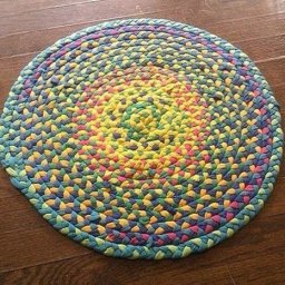 Плетёный коврик