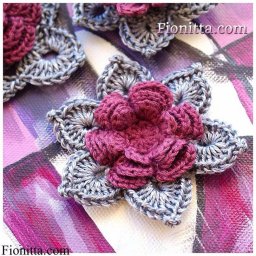 ​Прекрасные вязаные цветы: мастер-класс