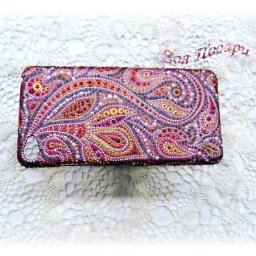 ​Расписываем чехол для телефона в точечной технике