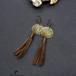 ​Серьги в этническом стиле своими руками