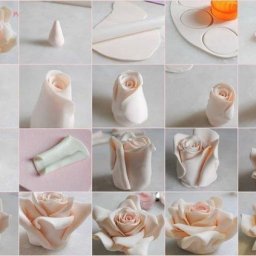 ​Цветы из мастики