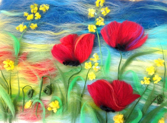 Картины шерстью: идеи для вдохновения