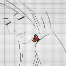 ​Контурная вышивка