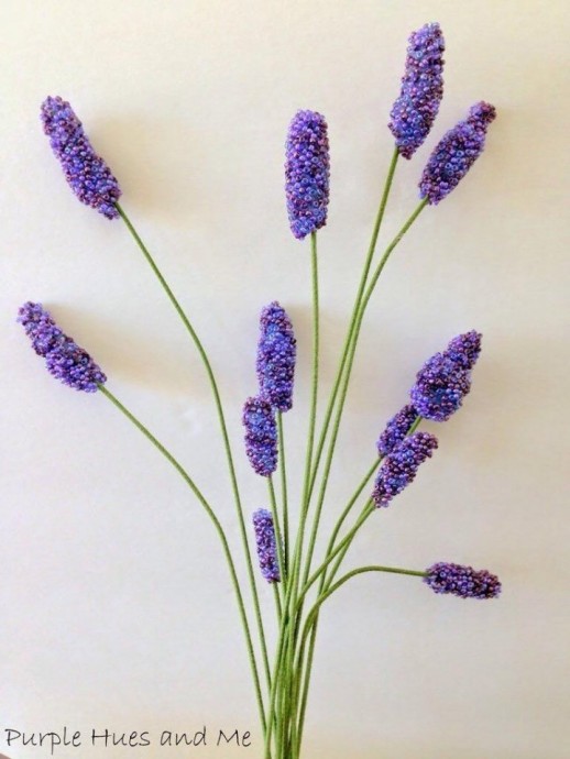 Лаванда из бисера Лаванда из бисера