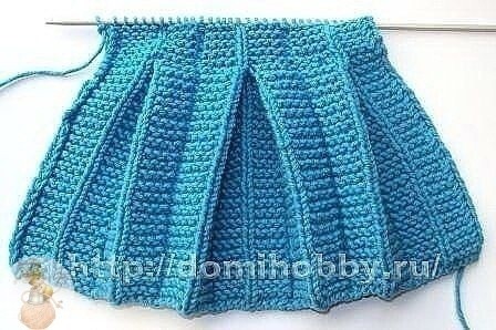 Вязание с эффектом плиссе и складок