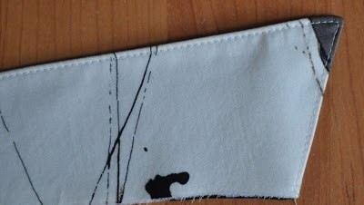 Воротник с одним швом