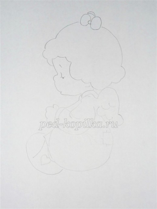 Декоративный ангелочек в технике квиллинга: мастер-класс