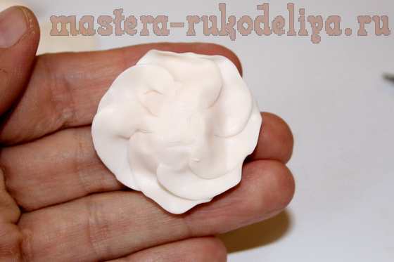 Розочка из полимерной глины