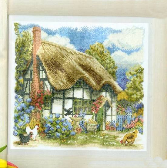 Вышиваем домик на счастье Вышиваем домик на счастье
