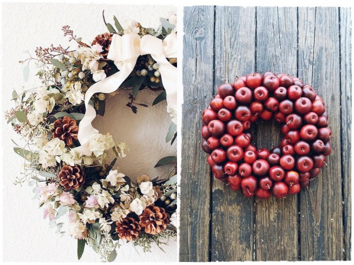 Идеи для декора: новогодние веночки