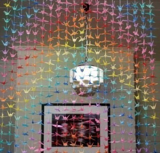 Журавлики из бумаги