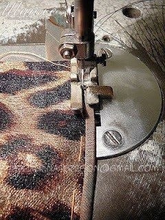 Окантовка края обтачки косой бейкой