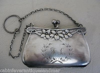 Серебряные сумочки и кошельки начала XX века