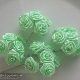 Розочки из репсовых или из атласных лент