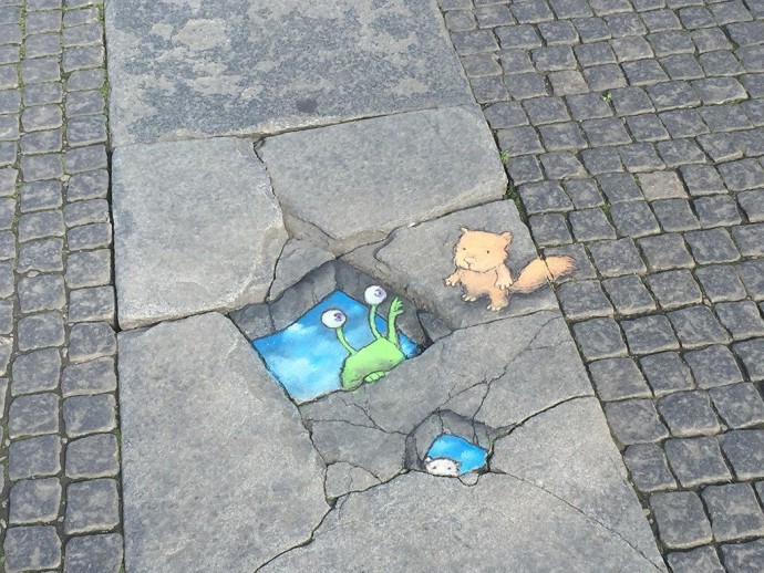 ​Стрит-арт для хорошего настроения: чудесные идеи для творчества