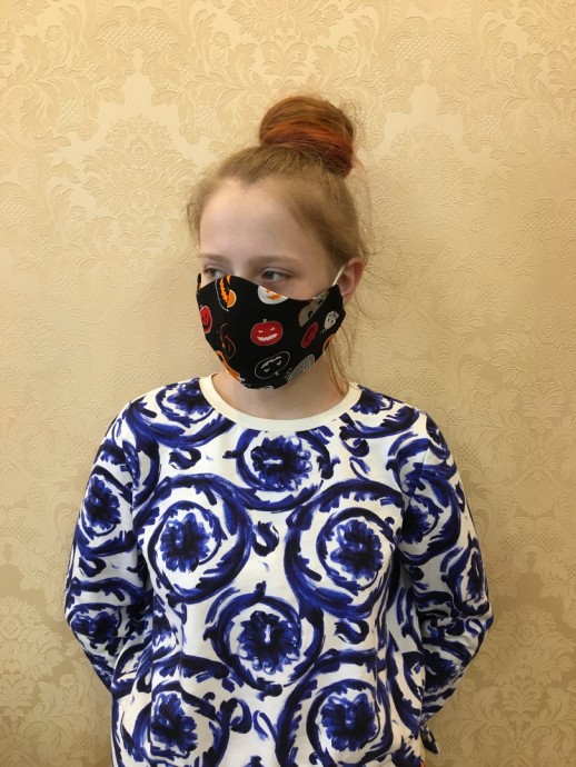 Выкройка качественной маски, которая хорошо прикрывает лицо