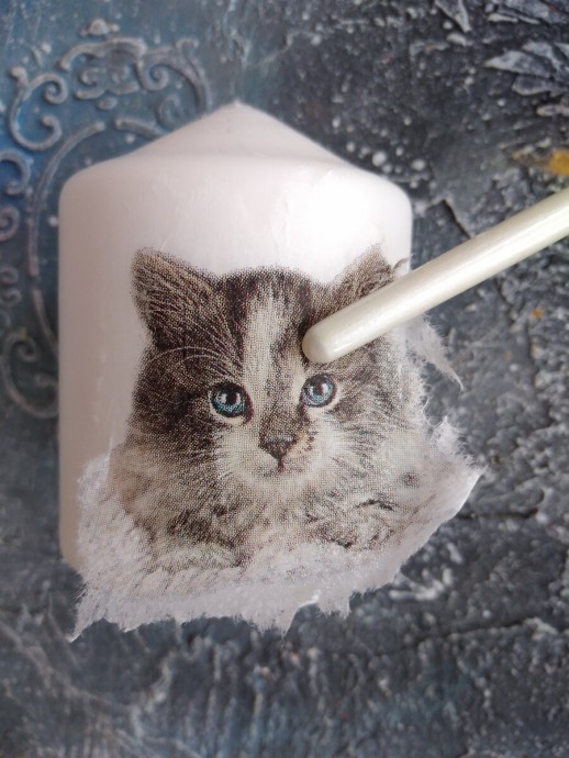 Декупаж свечей