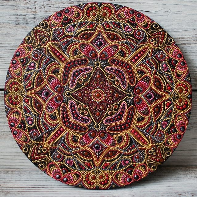 ​Идеи орнаментов для точечной росписи