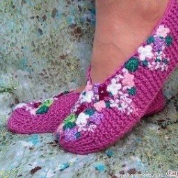 ​Как связать удобные и простые тапочки