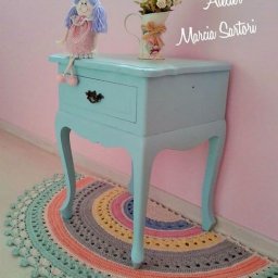 ​Ковры в виде полукруга крючком