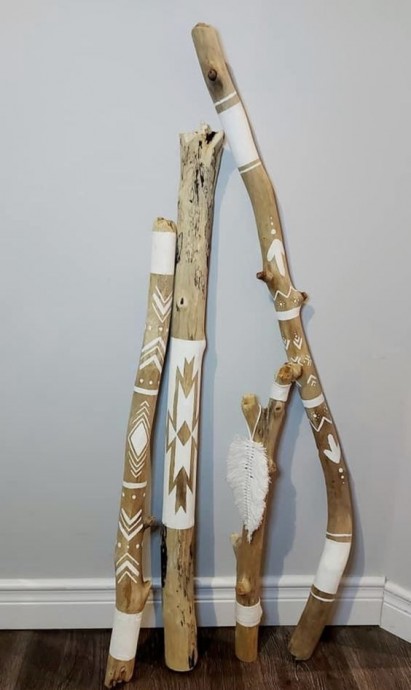 Декор из палок