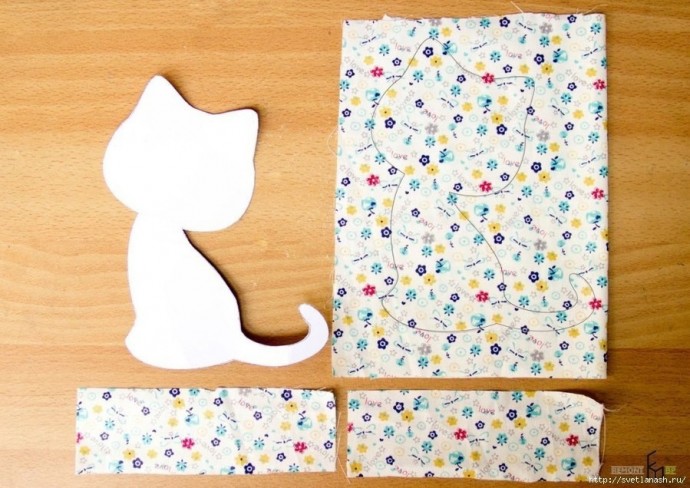 Кот-подхват для штор своими руками: мастер-класс