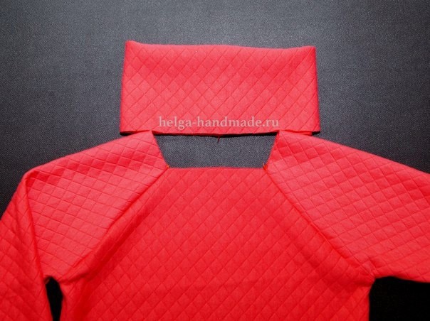 Свитшот с объёмным воротником своими руками