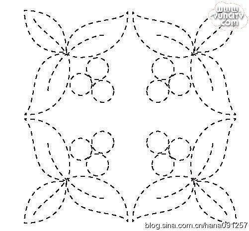 ​Схемы для выстегивания лоскутных покрывал