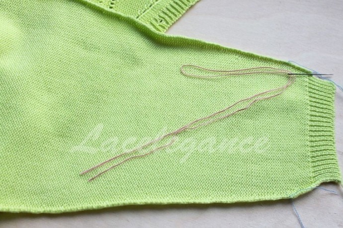 Идеальный шов без узлов и необходимости прятать концы