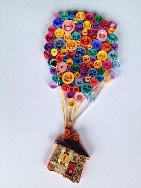 Оригинальные работы в технике квиллинга