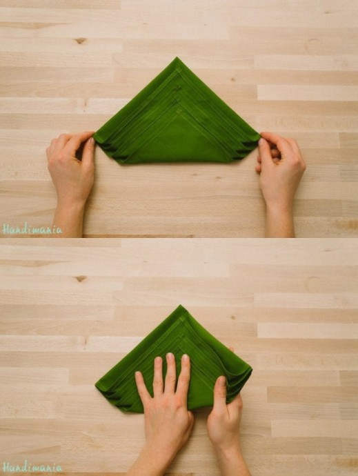 Ёлочка из салфетки